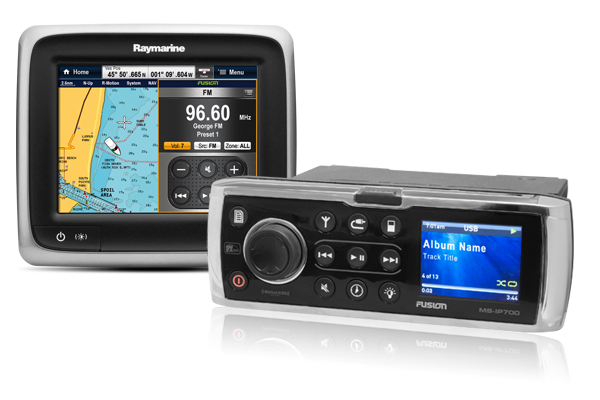 Многофункциональный дисплей Raymarine a65 Управление Аудио
