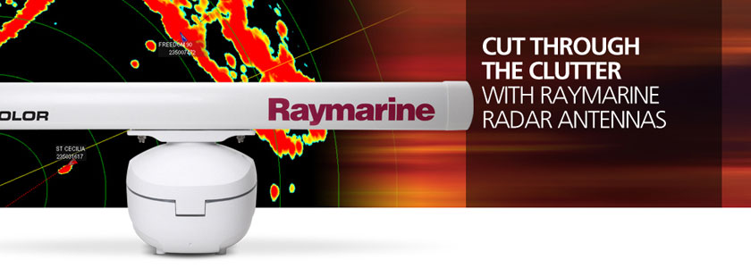 Радарные антенны Raymarine открытого типа