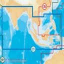 Карта Navionics 31XG: Индийский океан и Южно-Китайское море