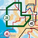 Карта Navionics 28XG: Великобритания, Ирландия и Голландия